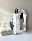 Tara White Lace Ruffle Frill Detail Summer Dress