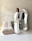 Tara White Lace Ruffle Frill Detail Summer Dress