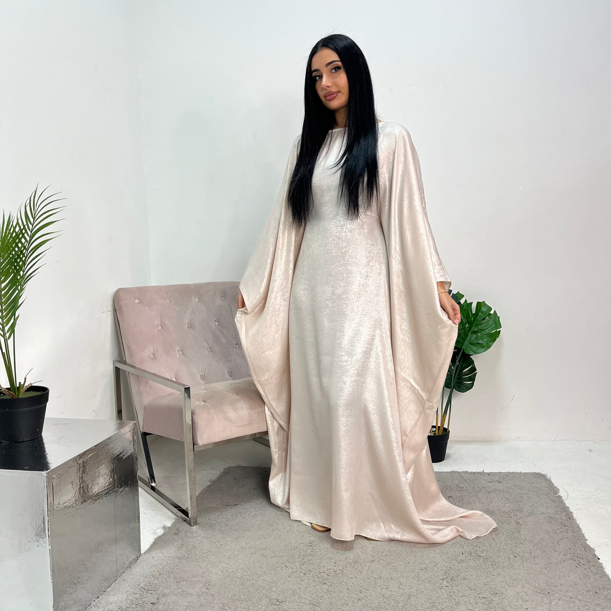 metallic kaftan dress METALLIC GOLD WAVE BUSTIER KAFTAN GOWN | CULT MIA