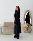 Ida Black Button Detail Trouser Co Ord Set