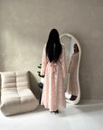 Sahra Pink Floral Lined Modest Summer Dress