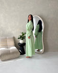 Remi Mint Cotton Shirt Summer Dress