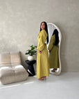 Remi Olive Cotton Shirt Summer Dress