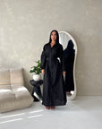 Remi Black Cotton Shirt Summer Dress