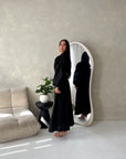 Remi Black Cotton Shirt Summer Dress
