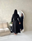 Remi Black Cotton Shirt Summer Dress