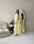 Remi Yellow Cotton Shirt Summer Dress