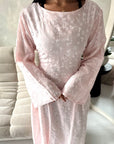 Frea Pink Floral Tie Back Summer Lined Dress