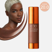 EX1 Cosmetics - Invisiwear Liquid Foundation - Lightweight Coverage Makeup Oil Free