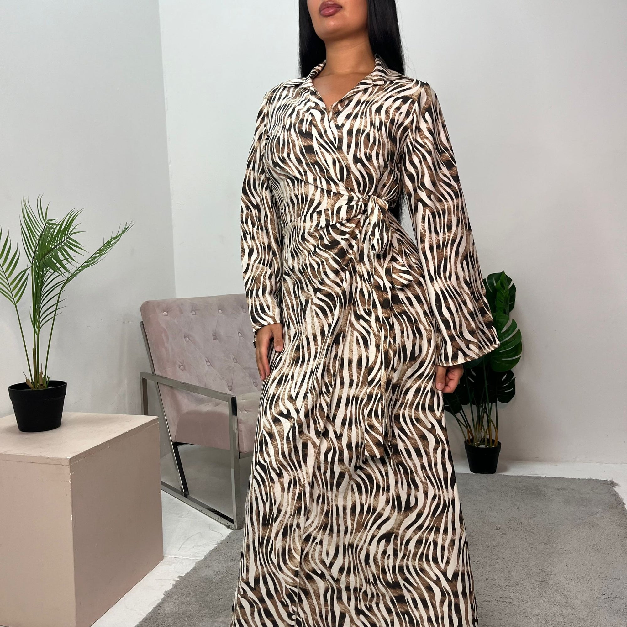 animal print summer dress Shop the mini trend of 2024 Leopard Maxi Sundress For Women